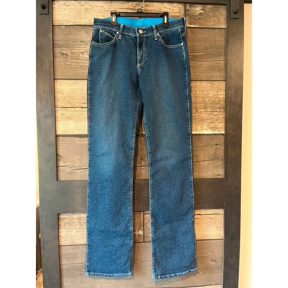 Wrangler Q Baby Long Jeans 9 10 x 36 Cowgirl